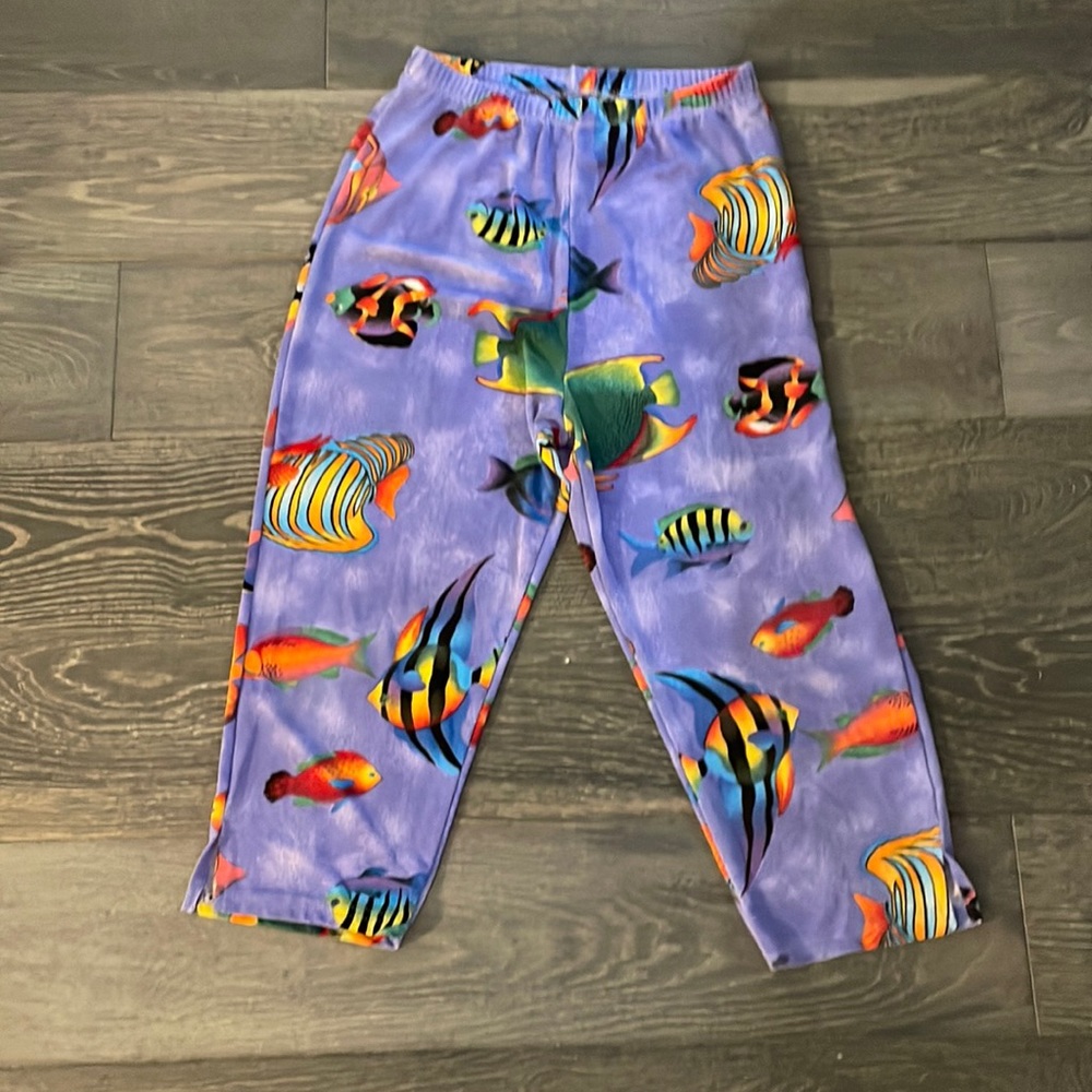 Vintage purple fish pants